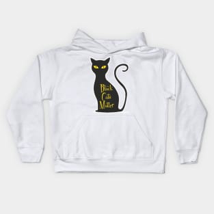 Black Cats Matter Kids Hoodie